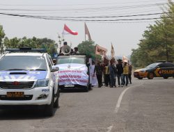 Polres Pringsewu Kawal Aksi SPI, Aspirasi Petani Berlangsung Aman dan Kondusif
