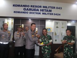 HUT ke-81 TNI, Polres Pringsewu Perkuat Sinergi dengan Kodim 0424/Tanggamus