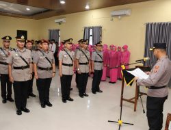 Kapolres Pringsewu Pimpin Sertijab Pejabat Utama dan Kapolsek, Ini Daftar Pejabat yang Bergeser