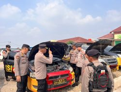 Amankan Pilkakon Serentak, Polres Pringsewu Pastikan 174 Kendaraan Siap Jalan