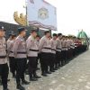 Polres Pringsewu Kerahkan 156 Personel Amankan Masa Kampanye Pilkakon Serentak