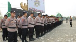 Polres Pringsewu Kerahkan 156 Personel Amankan Masa Kampanye Pilkakon Serentak