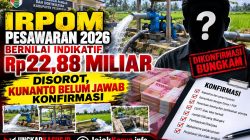 IRPOM Pesawaran 2026 Bernilai Indikatif Rp22,88 Miliar Disorot, Kunanto Belum Jawab Konfirmasi