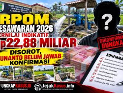 IRPOM Pesawaran 2026 Bernilai Indikatif Rp22,88 Miliar Disorot, Kunanto Belum Jawab Konfirmasi